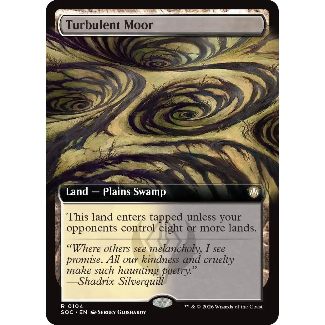 Turbulent Moor (Extended Art) (104) (Secrets of Strixhaven) - PokeBox USA