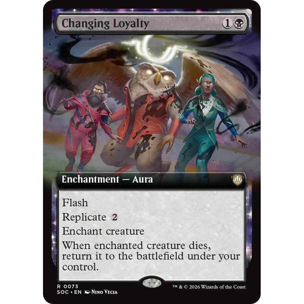 Changing Loyalty (Extended Art) (73) (Secrets of Strixhaven) - PokeBox USA