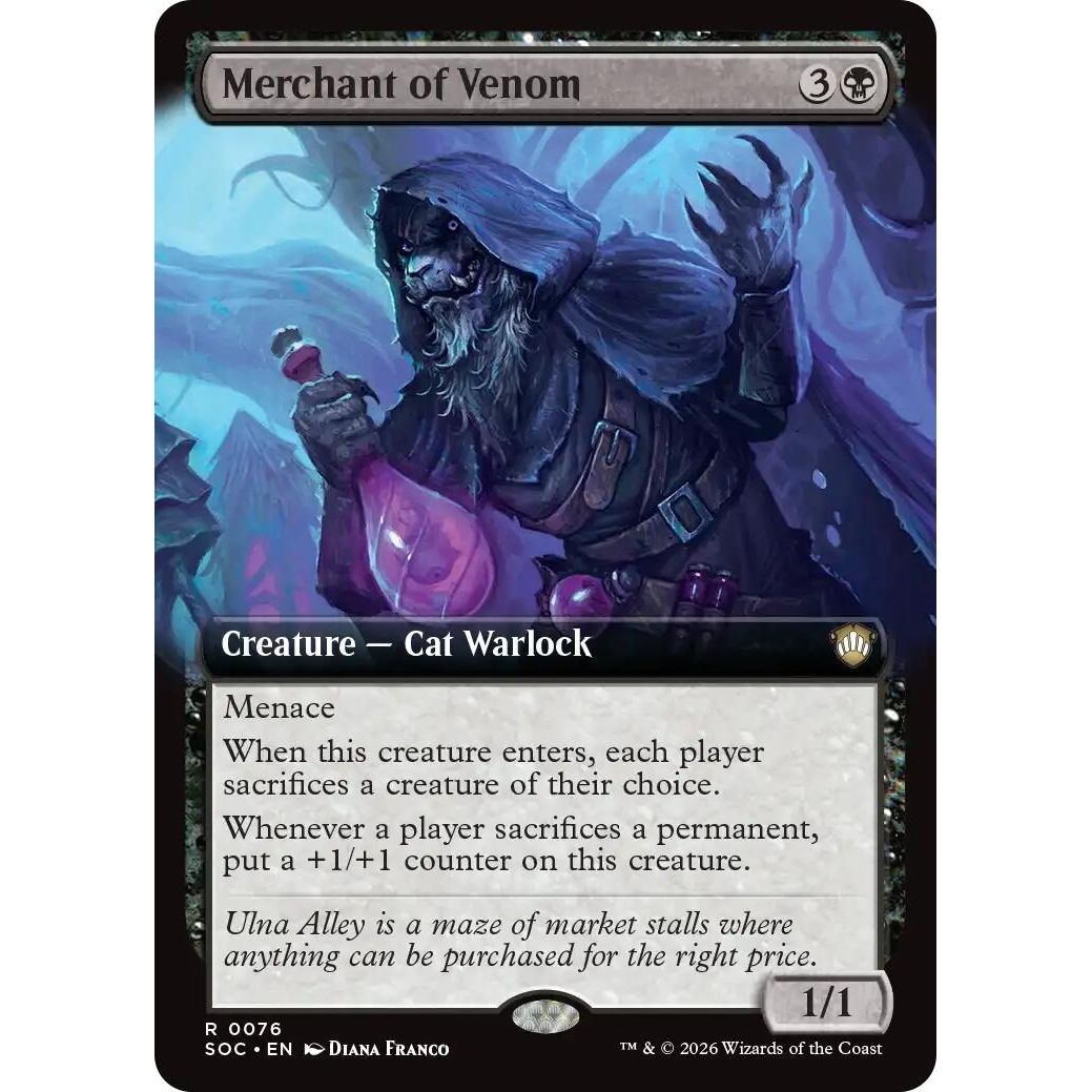 Merchant of Venom (Extended Art) (76) (Secrets of Strixhaven) - PokeBox USA