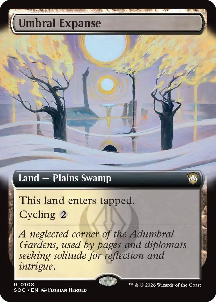 Umbral Expanse (Extended Art) (108) (Secrets of Strixhaven)