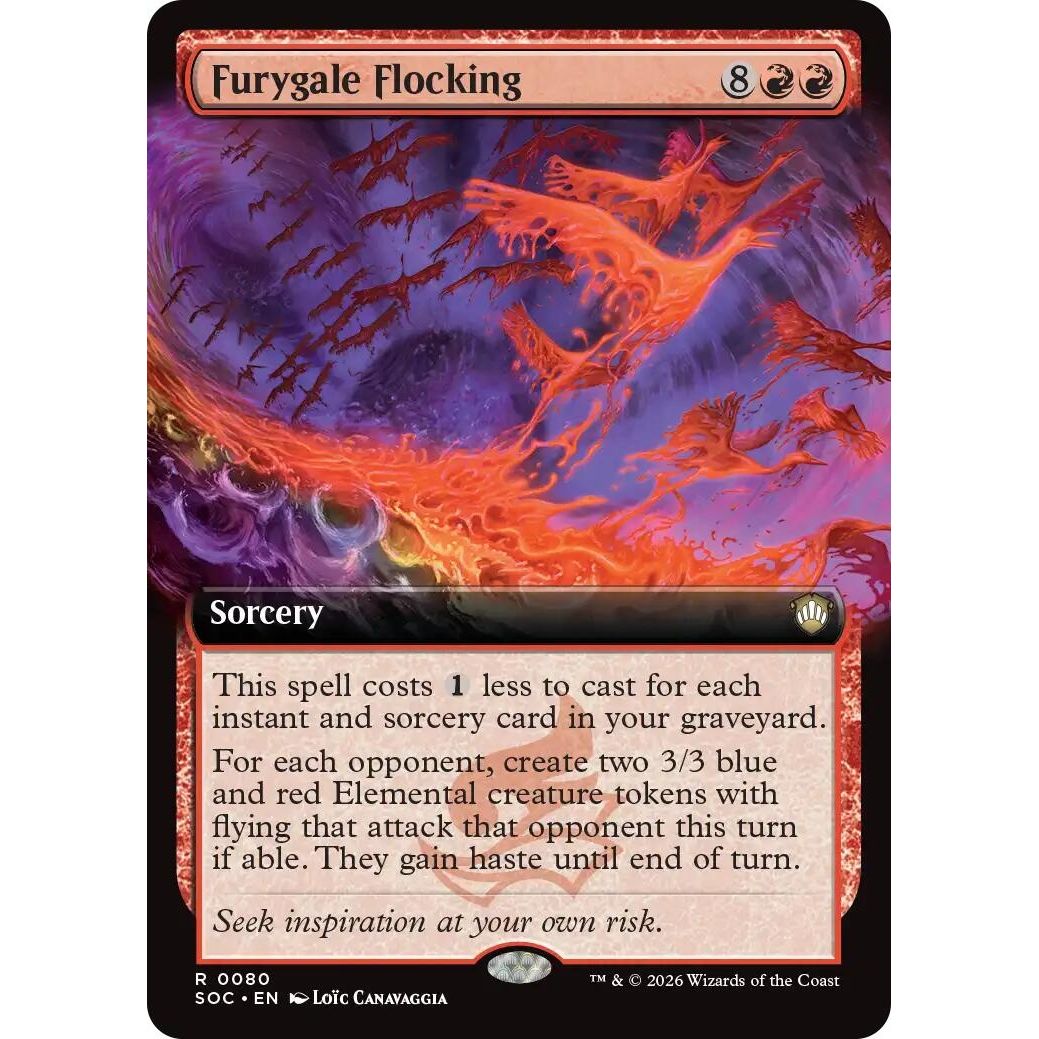 Furygale Flocking (Extended Art) (80) (Secrets of Strixhaven) - PokeBox USA