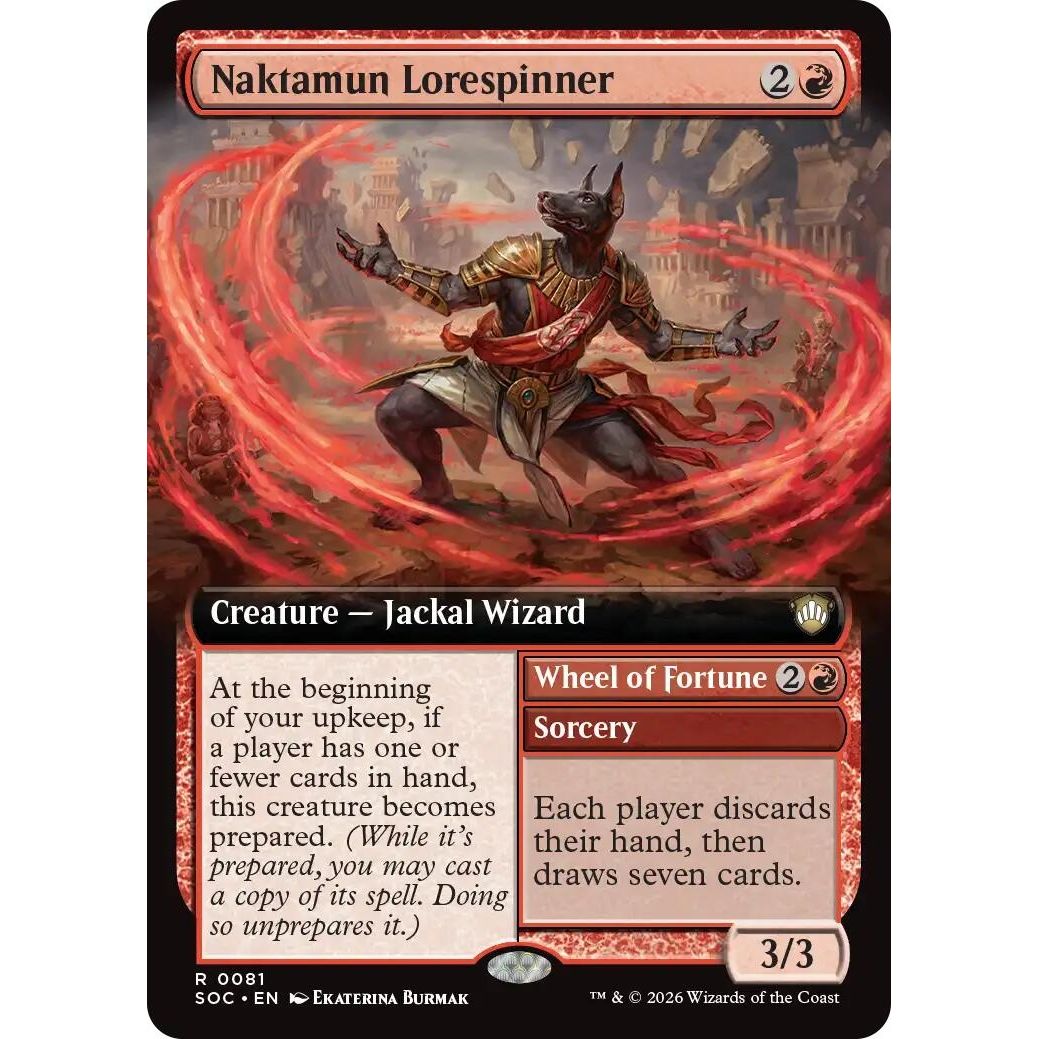 Naktamun Lorespinner (Extended Art) (81) (Secrets of Strixhaven) - PokeBox USA