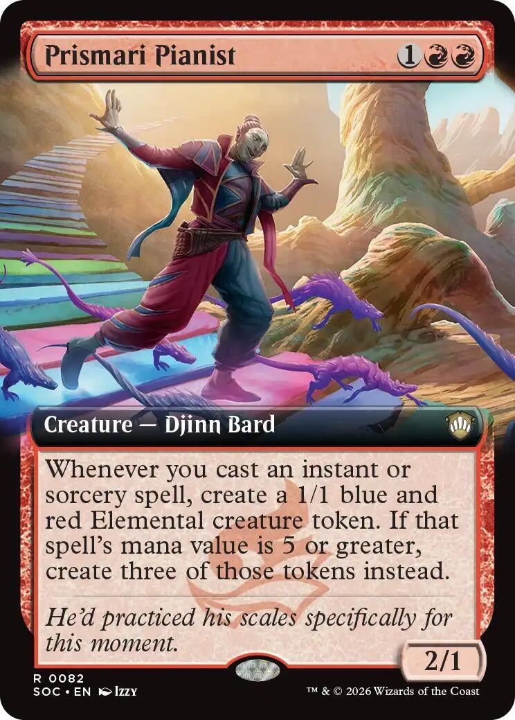 Prismari Pianist (Extended Art) (82) (Secrets of Strixhaven) - PokeBox USA
