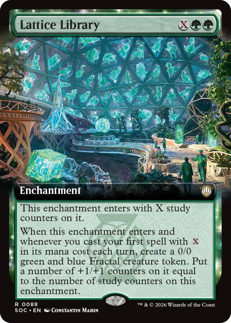 Lattice Library (Extended Art) (88) (Secrets of Strixhaven) - PokeBox USA