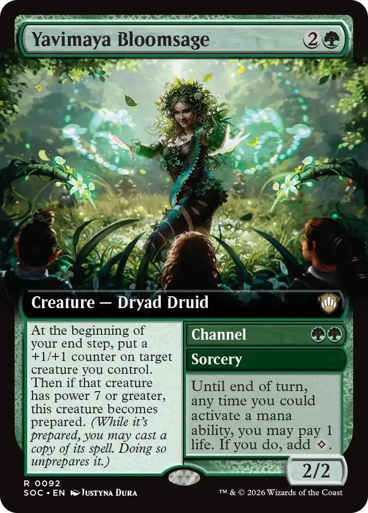 Yavimaya Bloomsage (Extended Art) (92) (Secrets of Strixhaven) - PokeBox USA