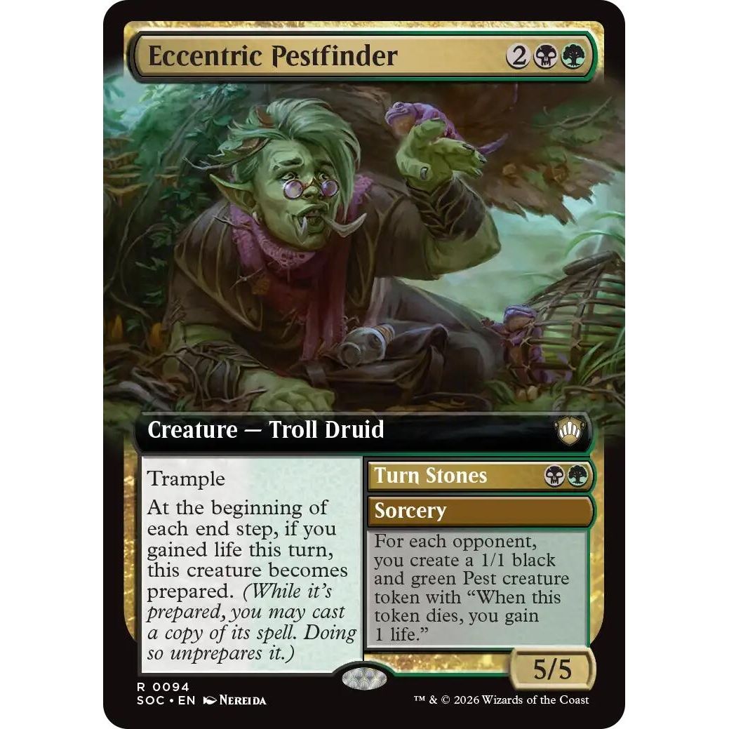 Eccentric Pestfinder (Extended Art) (94) (Secrets of Strixhaven) - PokeBox USA