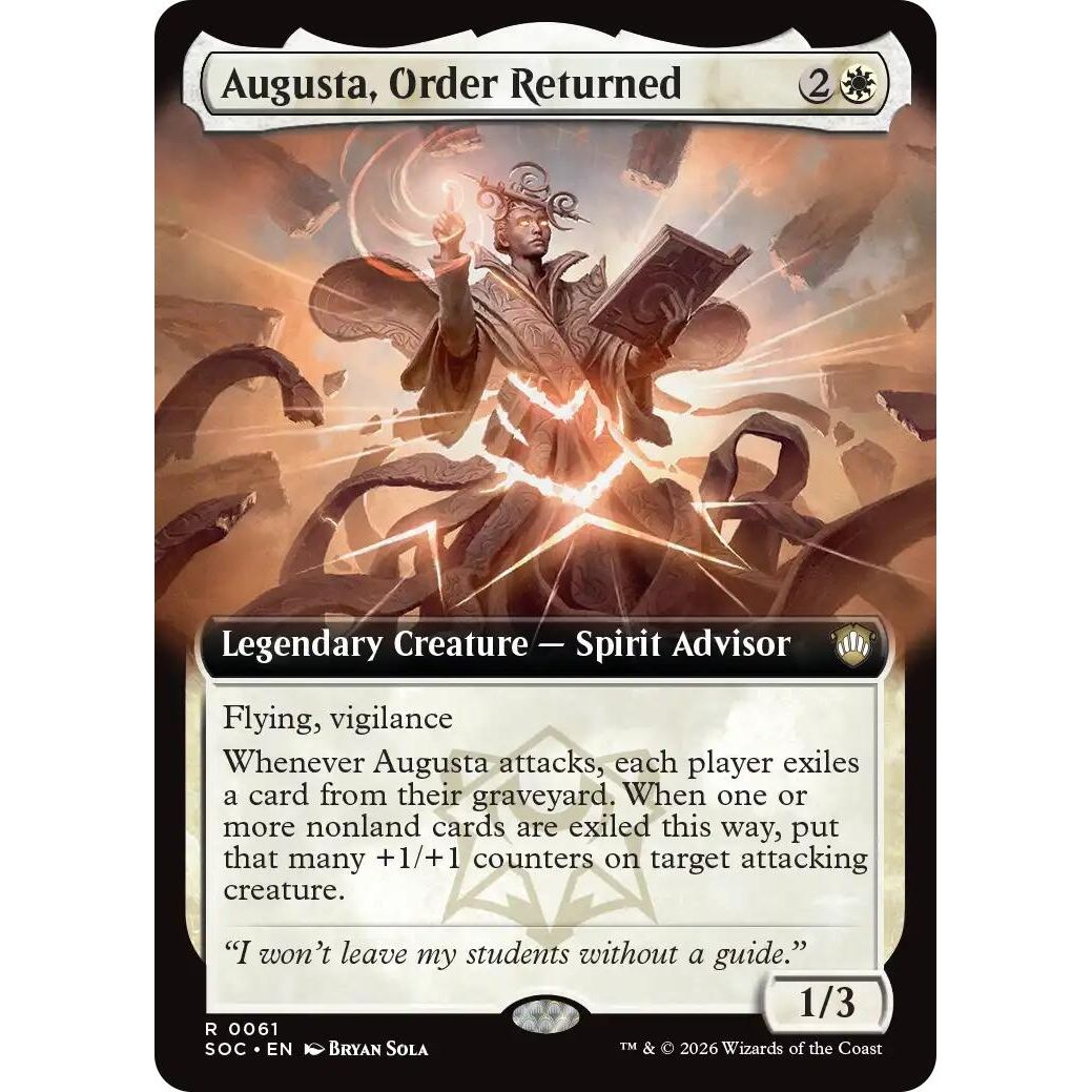 Augusta, Order Returned (Extended Art) (61) (Secrets of Strixhaven) - PokeBox USA