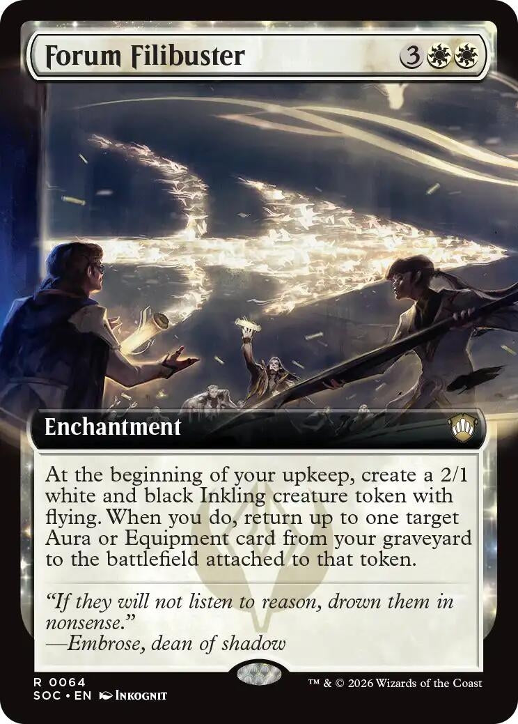 Forum Filibuster (Extended Art) (64) (Secrets of Strixhaven) - PokeBox USA