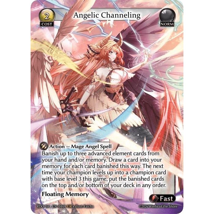 Image for Angelic Channeling (044A) (044A) (Radiant Origins) - Grand Archive TCG