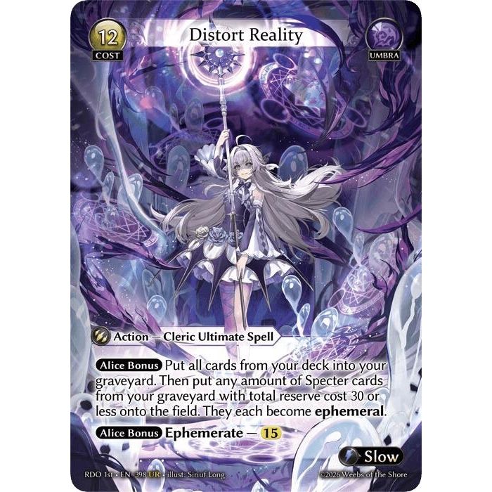 Image for Distort Reality (398) (Radiant Origins) - Grand Archive TCG