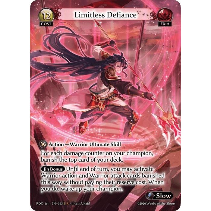 Image for Limitless Defiance (343) (Radiant Origins) - Grand Archive TCG
