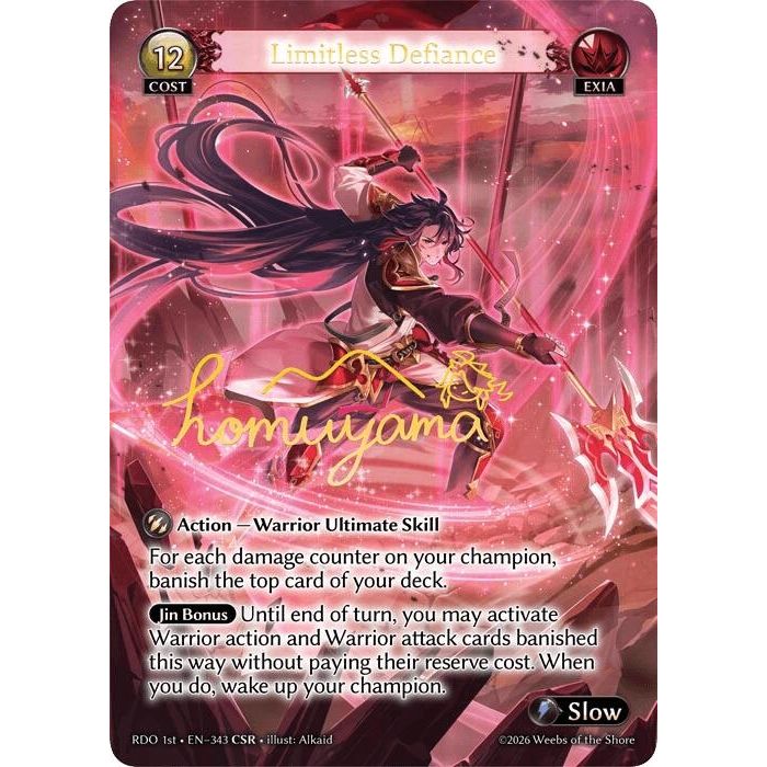 Image for Limitless Defiance (CSR) (343) (Radiant Origins) - Grand Archive TCG