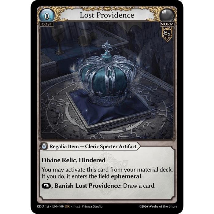Image for Lost Providence (409) (Radiant Origins) - Grand Archive TCG