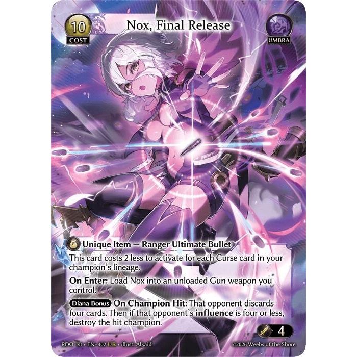 Image for Nox, Final Release (402) (Radiant Origins) - Grand Archive TCG