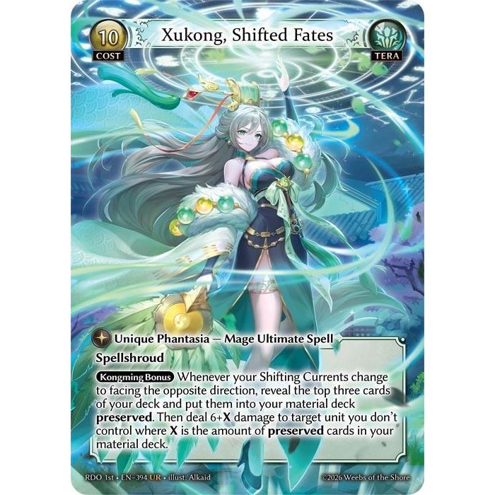 Image for Xukong, Shifted Fates (394) (Radiant Origins) - Grand Archive TCG