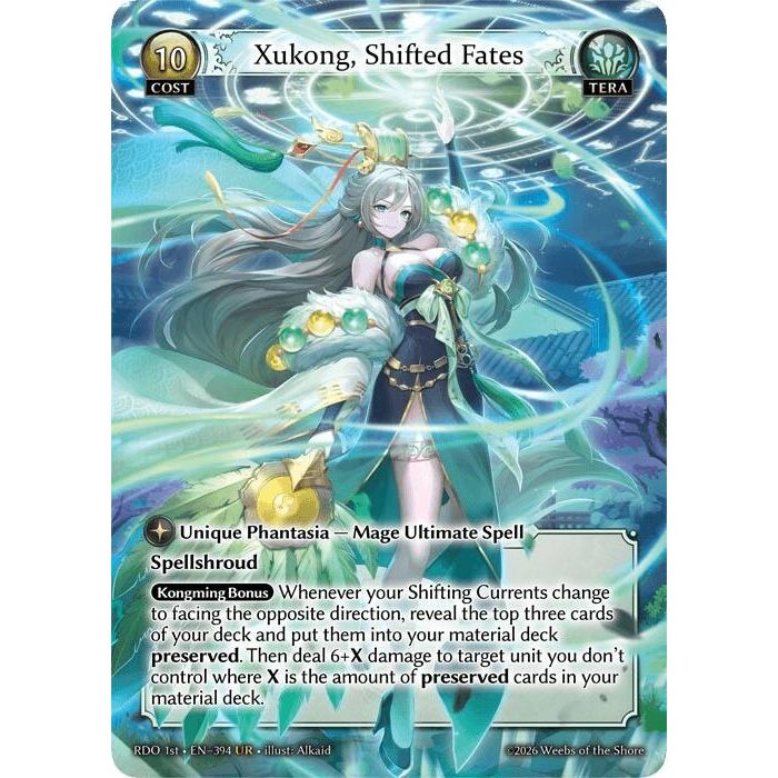 Image for Xukong, Shifted Fates (CSR) (394) (Radiant Origins) - Grand Archive TCG
