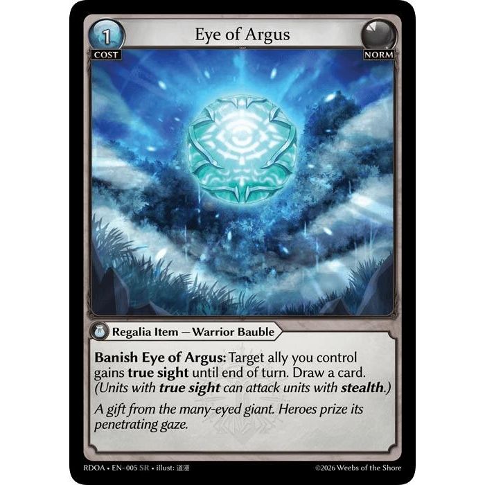 Image for Eye of Argus (005) (Radiant Origins) - Grand Archive TCG