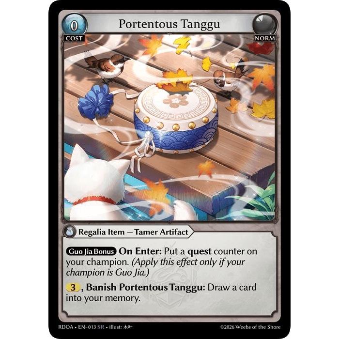 Image for Portentous Tanggu (013) (Radiant Origins) - Grand Archive TCG