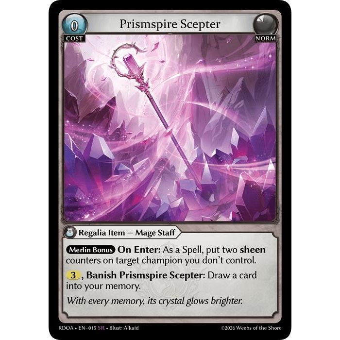 Image for Prismspire Scepter (015) (Radiant Origins) - Grand Archive TCG