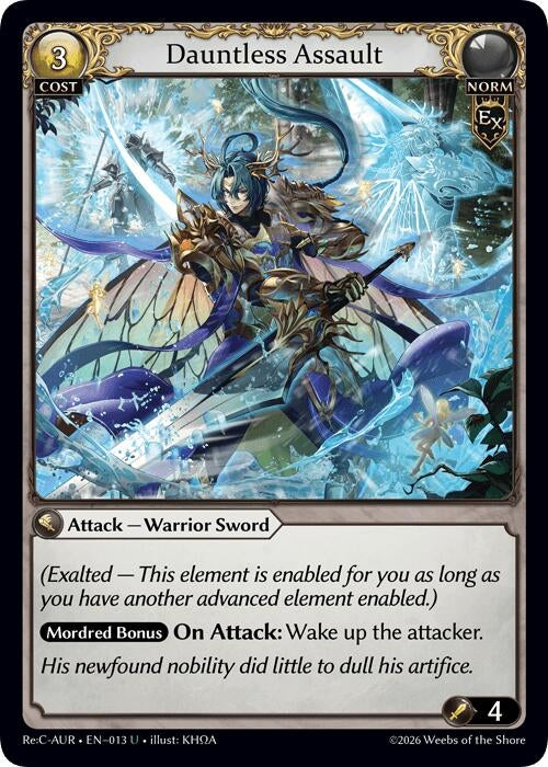 Image for Dauntless Assault (013) (Mordred Re: Collection, Aurelian Regent) (AURR) - Grand Archive TCG