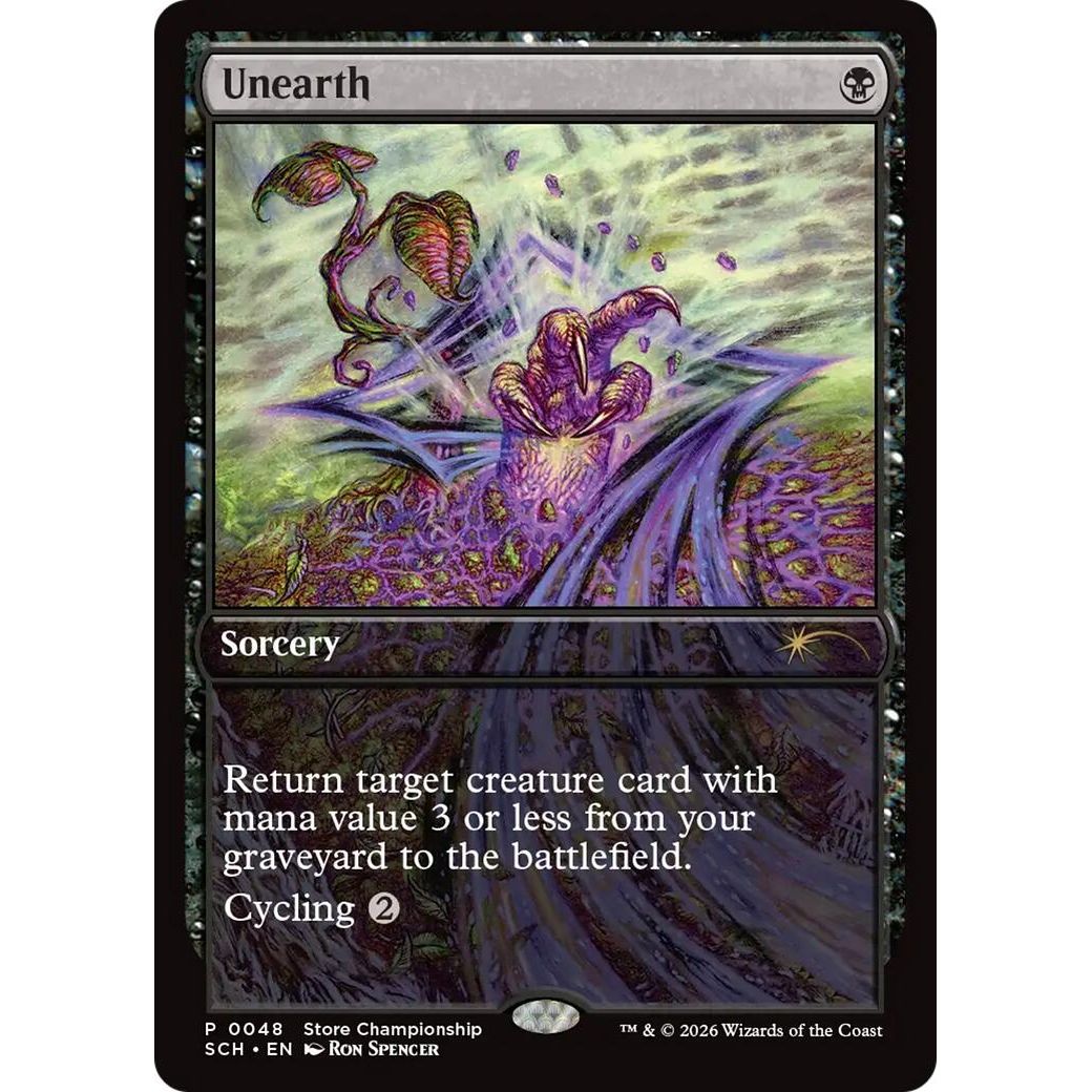 Unearth (48) (Game Day & Store Championship Promos) - PokeBox USA