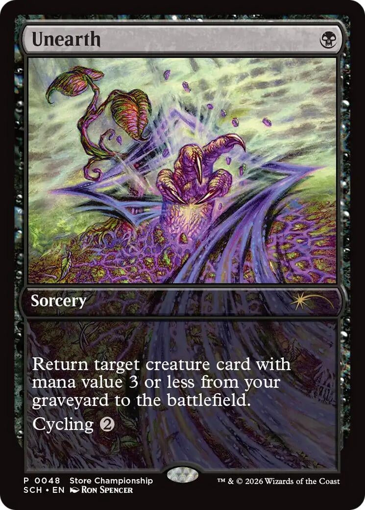 Unearth (48) (Game Day & Store Championship Promos) - PokeBox USA