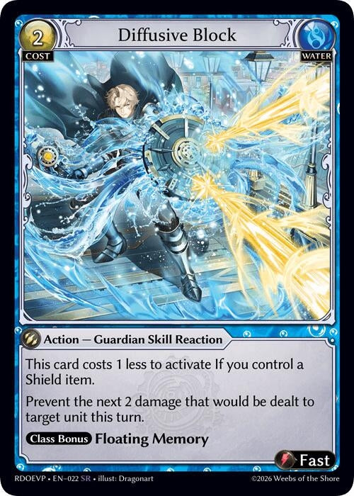 Image for Diffusive Block (022) (Radiant Origins Event Pack) (RDOEVP) - Grand Archive TCG