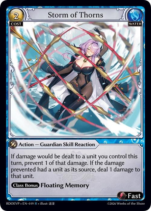 Image for Storm of Thorns (019) (Radiant Origins Event Pack) (RDOEVP) - Grand Archive TCG