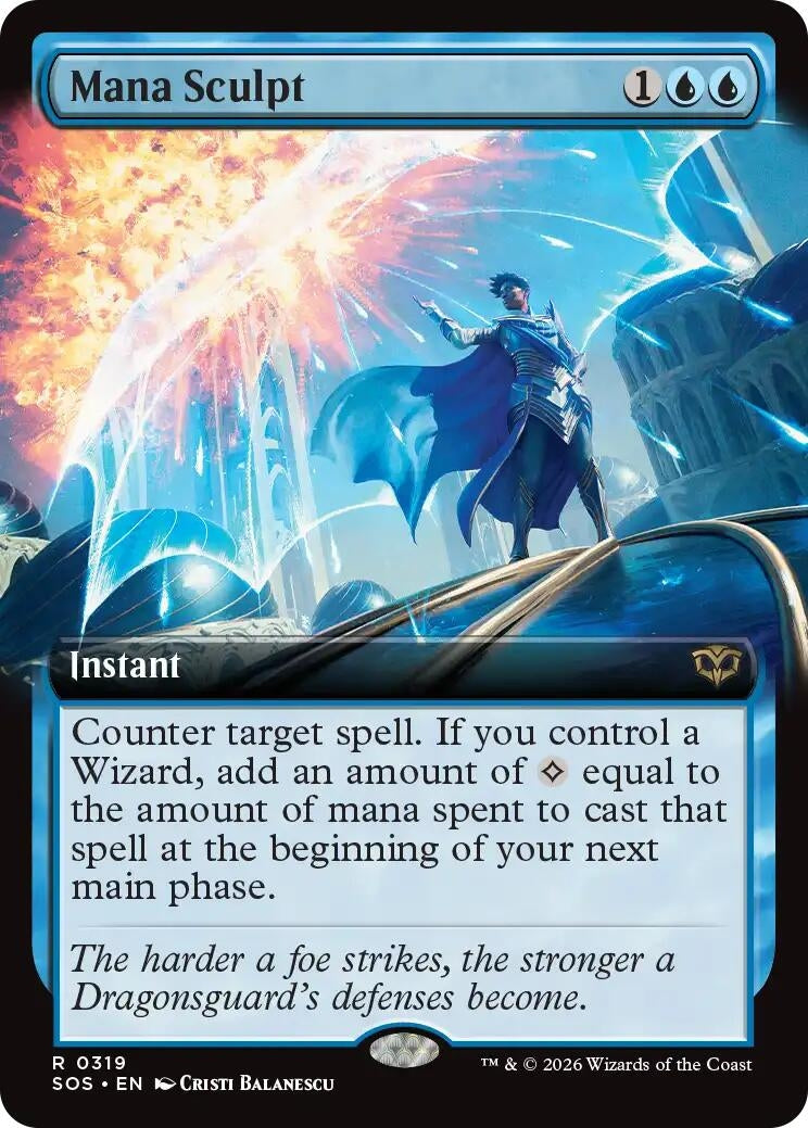 Mana Sculpt (Extended Art) (319) (Secrets of Strixhaven) - PokeBox USA