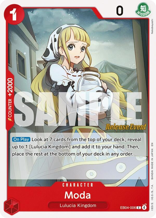 Image for Moda (EB04-006) (Adventure on Kami's Island Release Event Cards) (OP15 RE) - One Piece Card Game