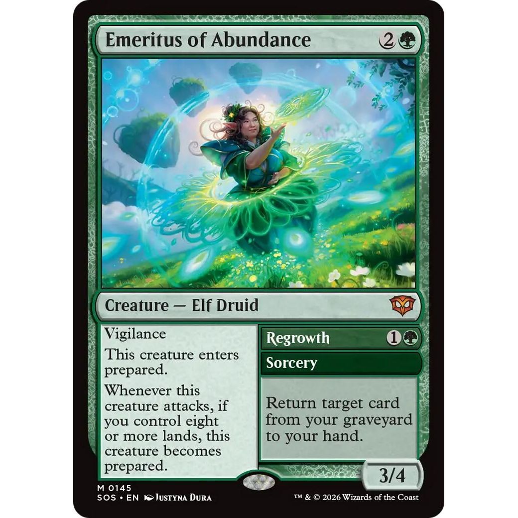 Emeritus of Abundance (145) (Secrets of Strixhaven) - PokeBox USA