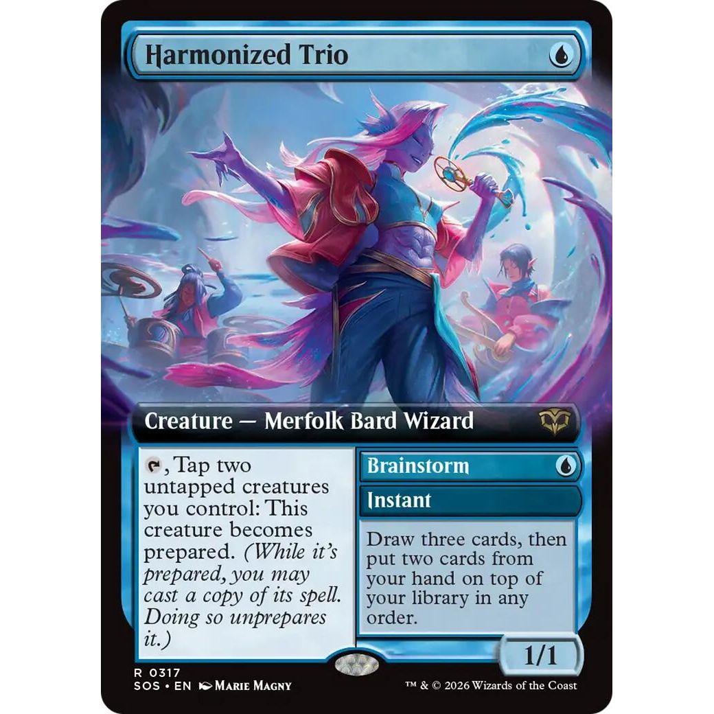 Harmonized Trio (Extended Art) (317) (Secrets of Strixhaven) - PokeBox USA