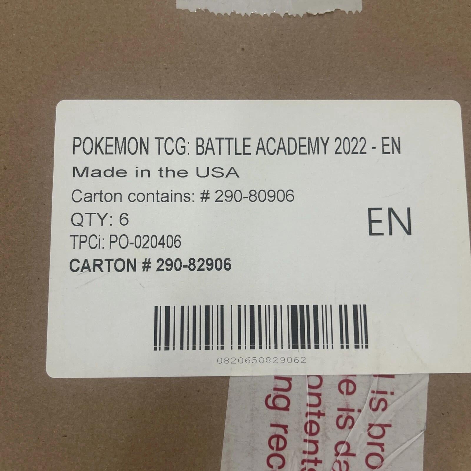 Image for Pokemon TCG: Battle Academy 2022 Case - Pokemon