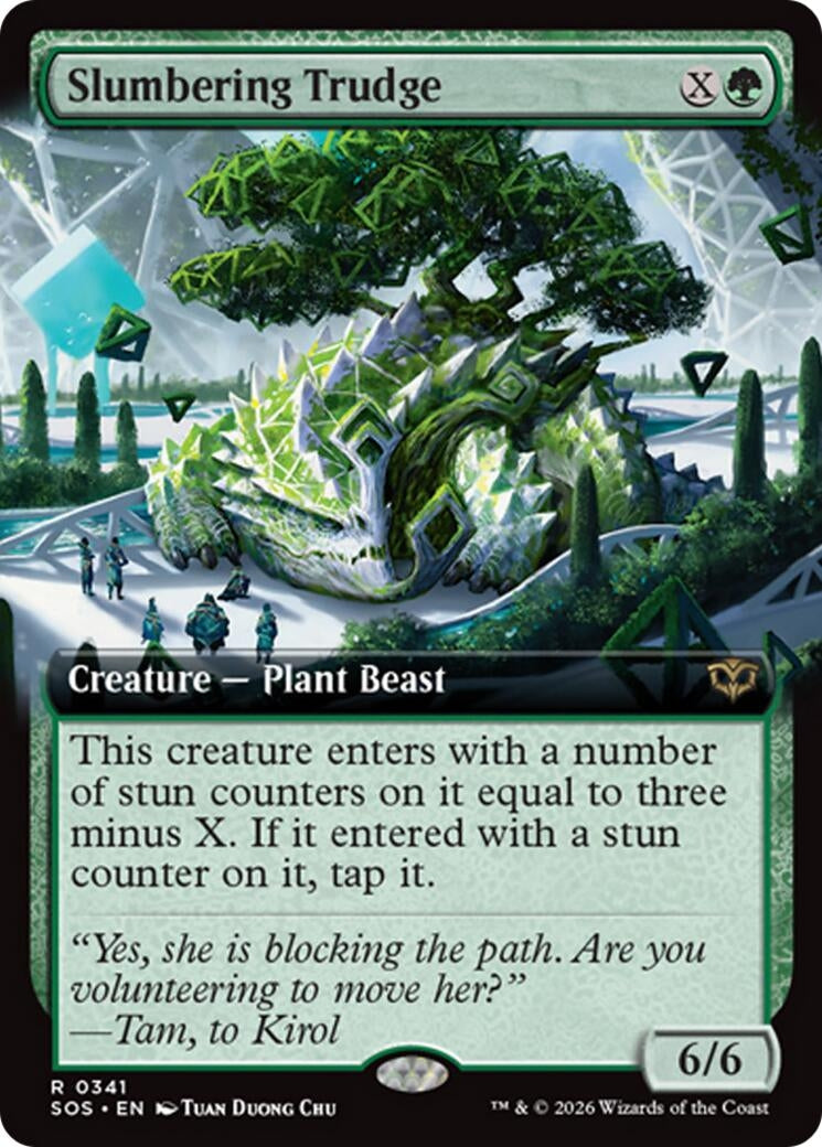 Slumbering Trudge (Extended Art) (341) (Secrets of Strixhaven) - PokeBox USA