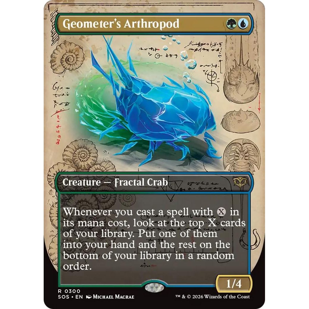 Geometer's Arthropod (Borderless) (300) (Secrets of Strixhaven) - PokeBox USA