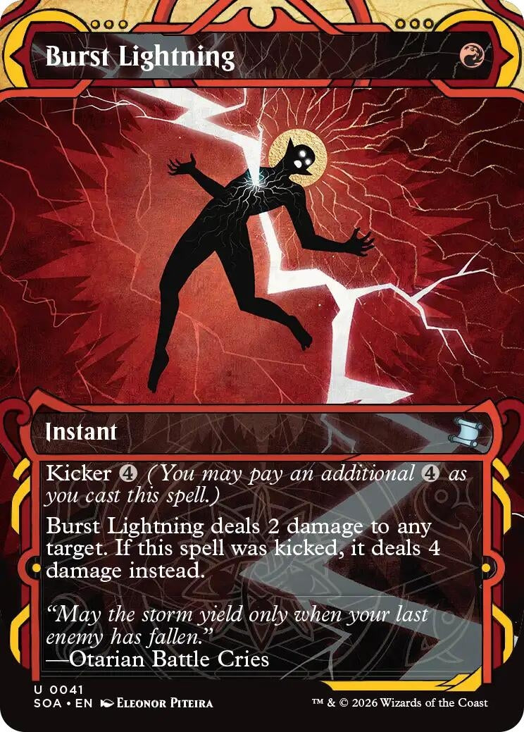 Burst Lightning (41) (Secrets of Strixhaven: Mystical Archive) - PokeBox USA