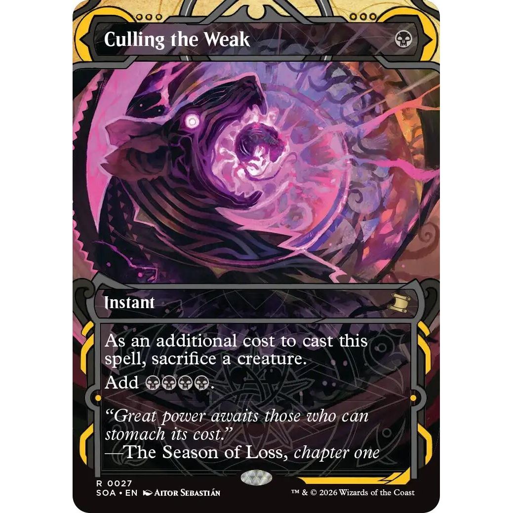 Culling the Weak (27) (Secrets of Strixhaven: Mystical Archive) - PokeBox USA