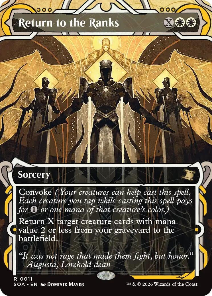 Return to the Ranks (11) (Secrets of Strixhaven: Mystical Archive)