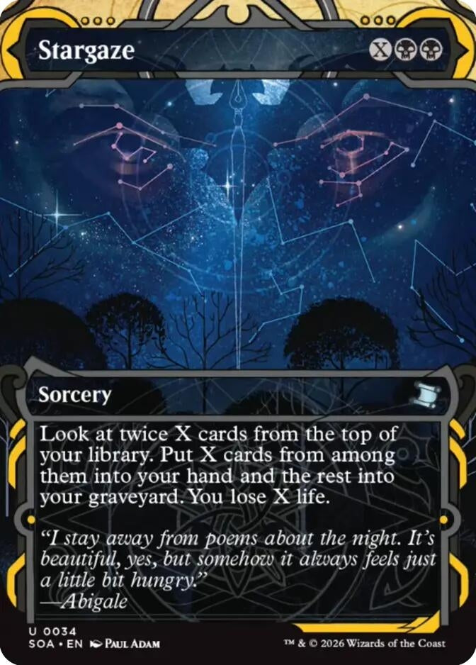 Stargaze (34) (Secrets of Strixhaven: Mystical Archive) - PokeBox USA