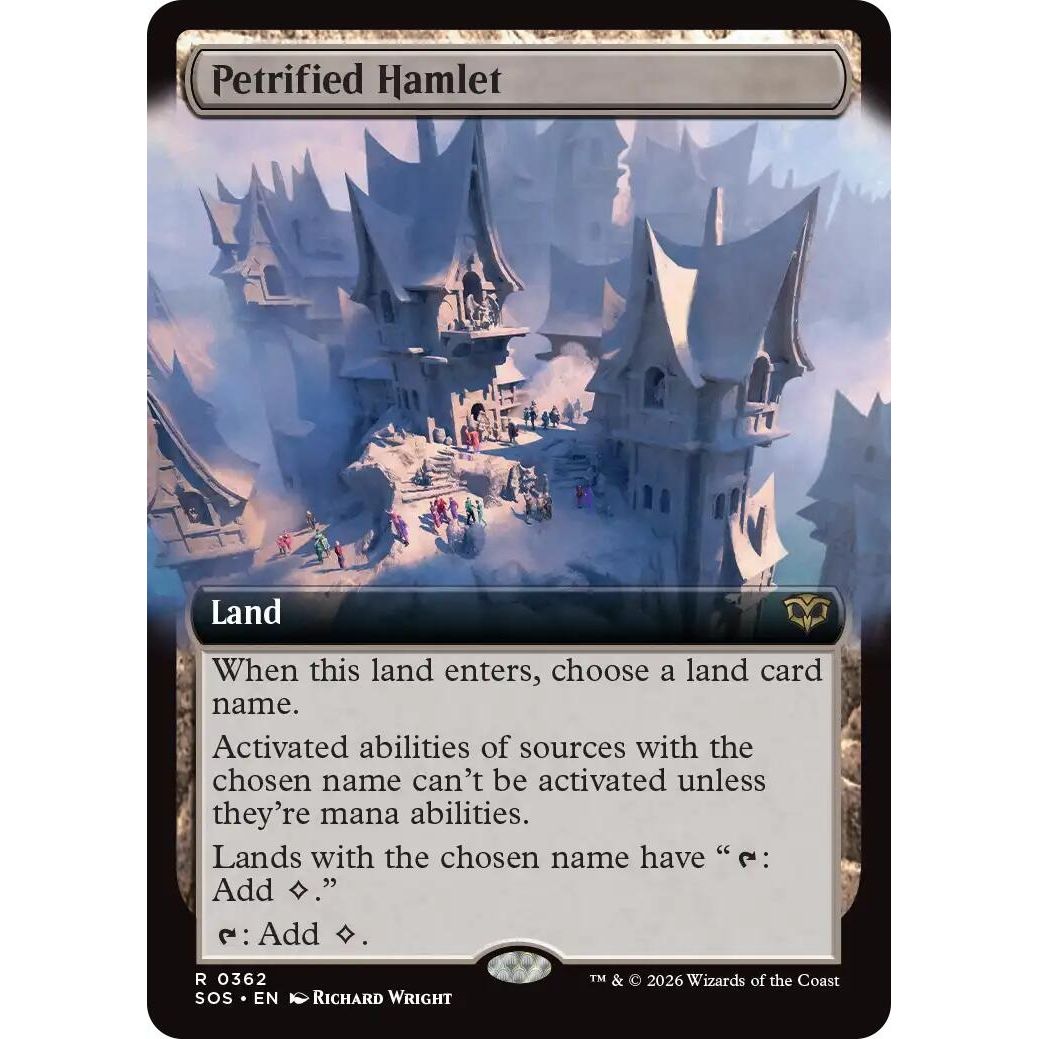 Petrified Hamlet (Extended Art) (362) (Secrets of Strixhaven) - PokeBox USA