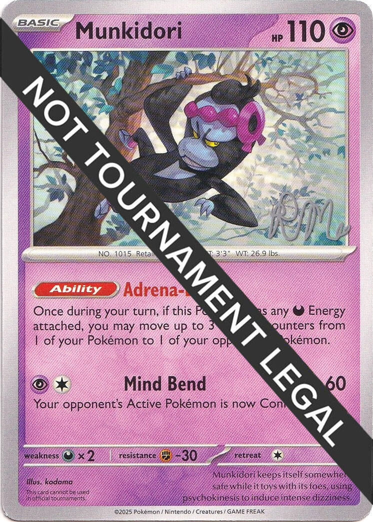 Image for Munkidori - 2025 (Riley McKay) (World Championship Decks) (WCD) - Pokemon