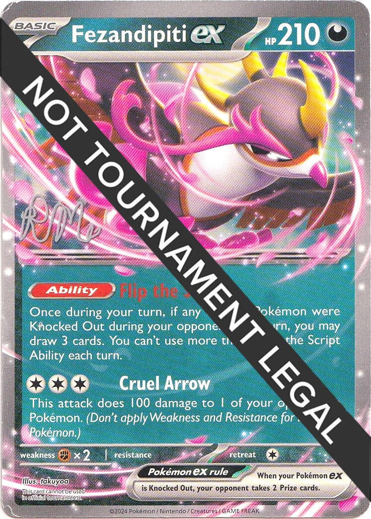 Image for Fezandipiti ex - 2025 (Riley McKay) (World Championship Decks) (WCD) - Pokemon
