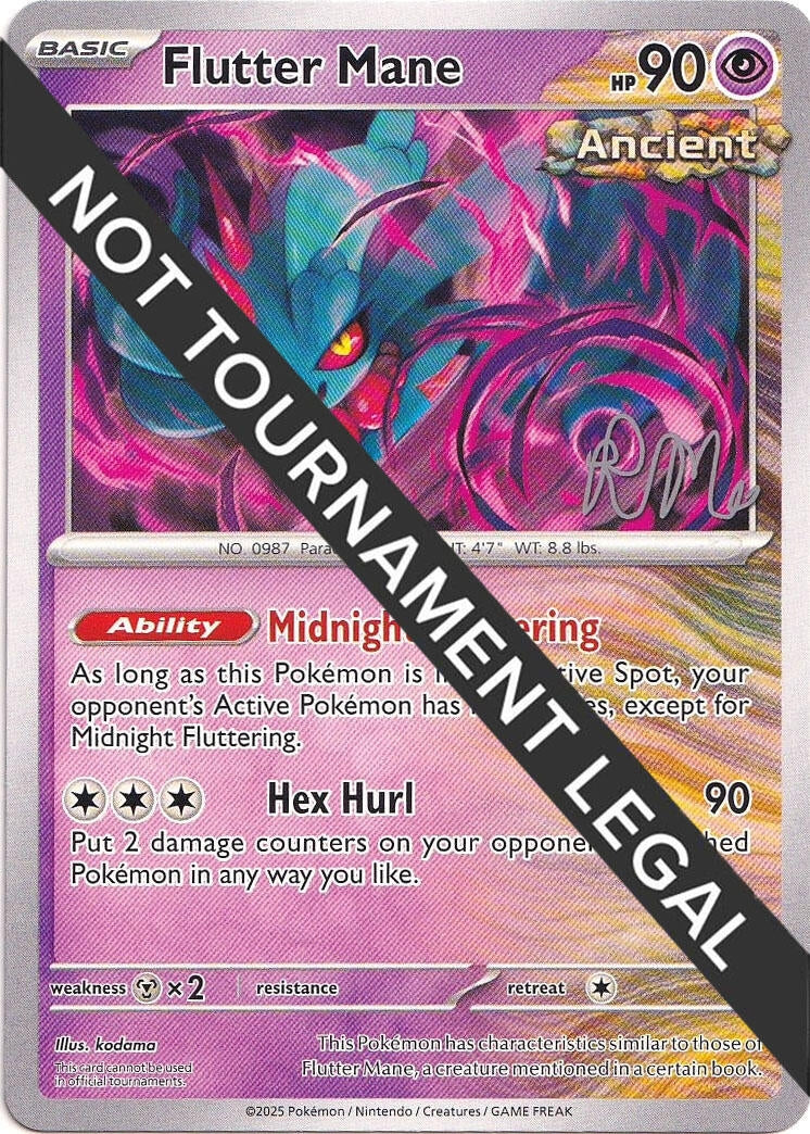 Image for Flutter Mane - 2025 (Riley McKay) (World Championship Decks) (WCD) - Pokemon