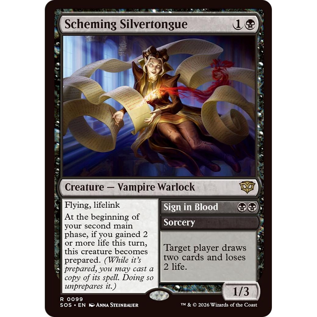 Scheming Silvertongue (99) (Secrets of Strixhaven) - PokeBox USA