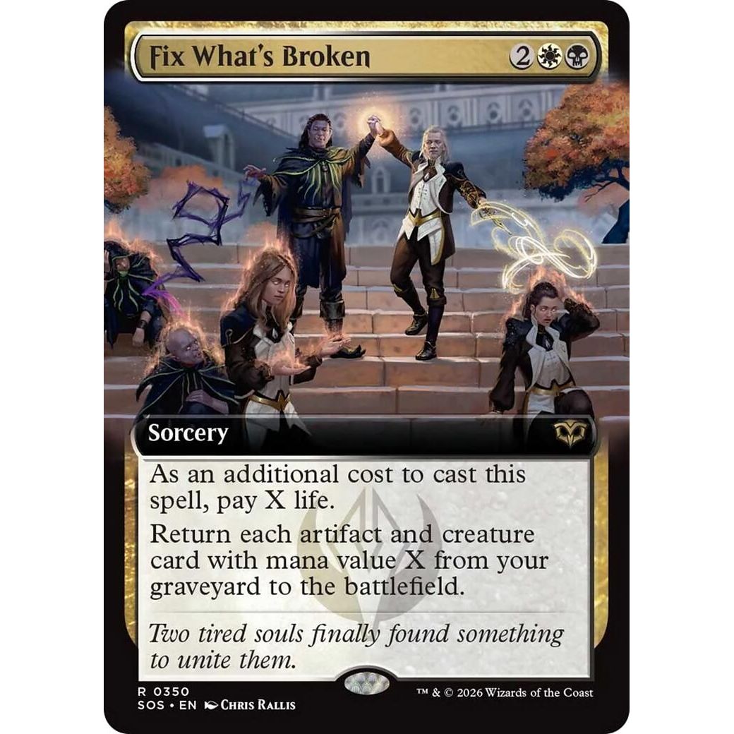 Fix What's Broken (Extended Art) (350) (Secrets of Strixhaven) - PokeBox USA
