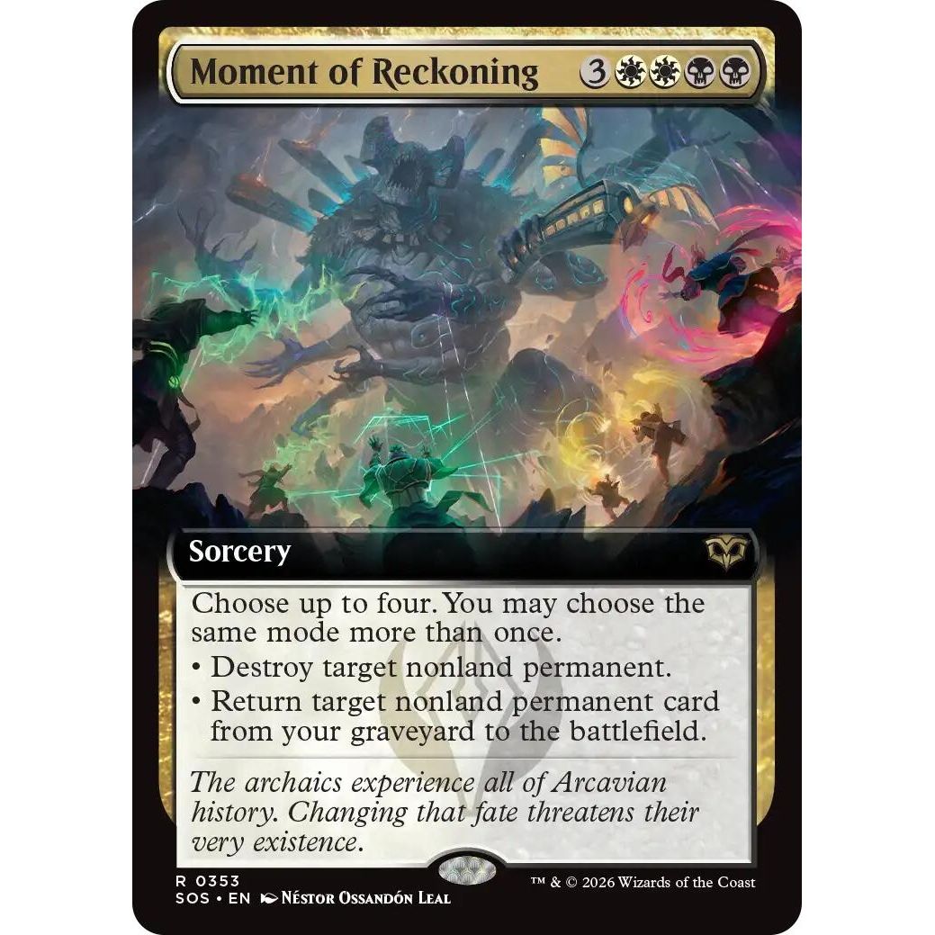 Moment of Reckoning (Extended Art) (353) (Secrets of Strixhaven) - PokeBox USA