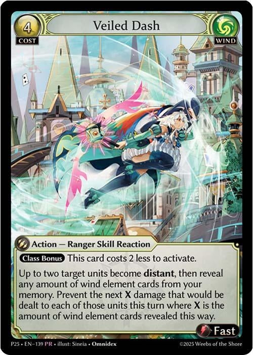 Image for Veiled Dash (139) (Promotional Cards) (P) - Grand Archive TCG