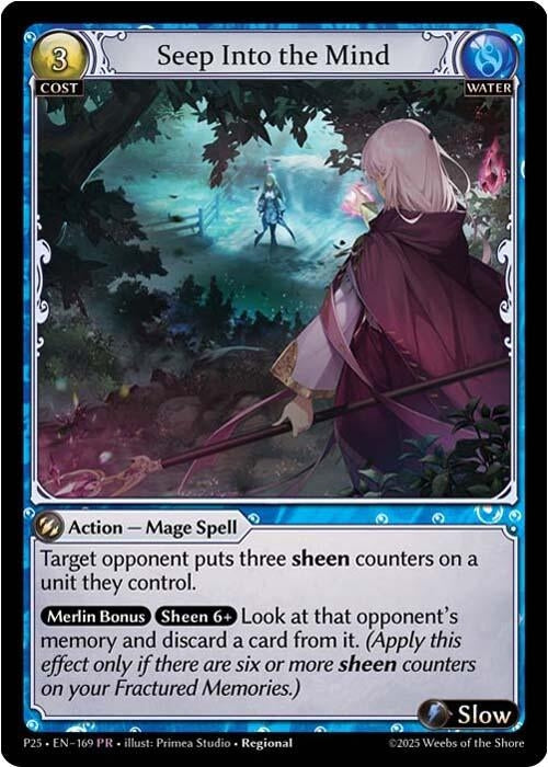 Image for Seep Into the Mind (169) (Promotional Cards) (P) - Grand Archive TCG