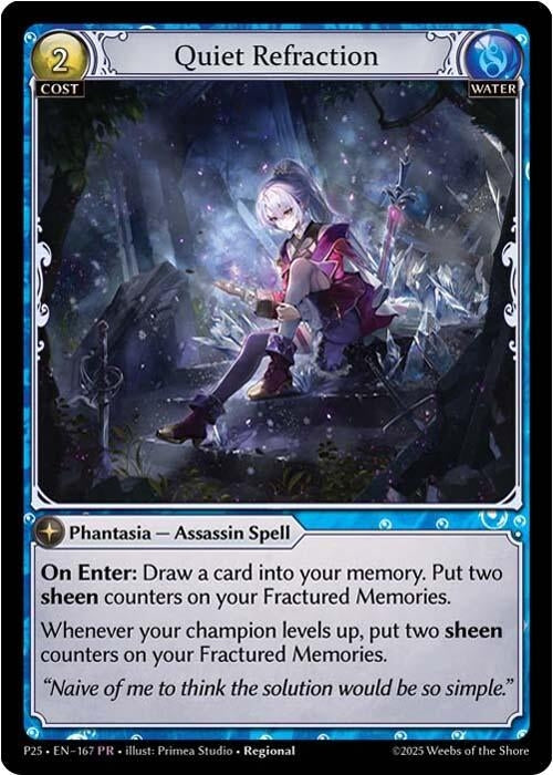 Image for Quiet Refraction (167) (Promotional Cards) (P) - Grand Archive TCG