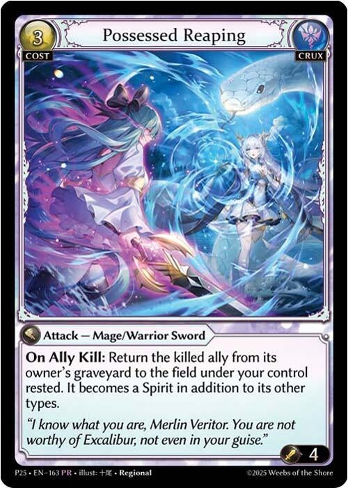 Image for Possessed Reaping (163) (Promotional Cards) (P) - Grand Archive TCG